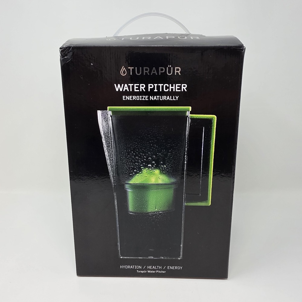 New Open Box TURAPUR Hydrogen Water Pitcher with Filter ~ Energize Naturally - Picture 11 of 16